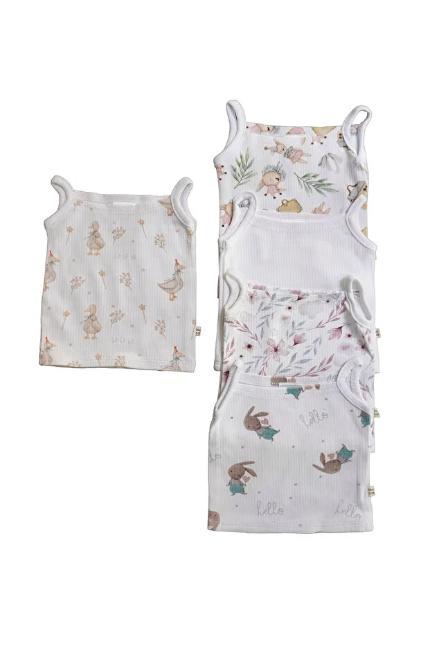 %100 Pamuk 0- 3 Ay | Bebek Atlet | Atlet - Body - Crop | Organik Gots Sertifikalı 5'li