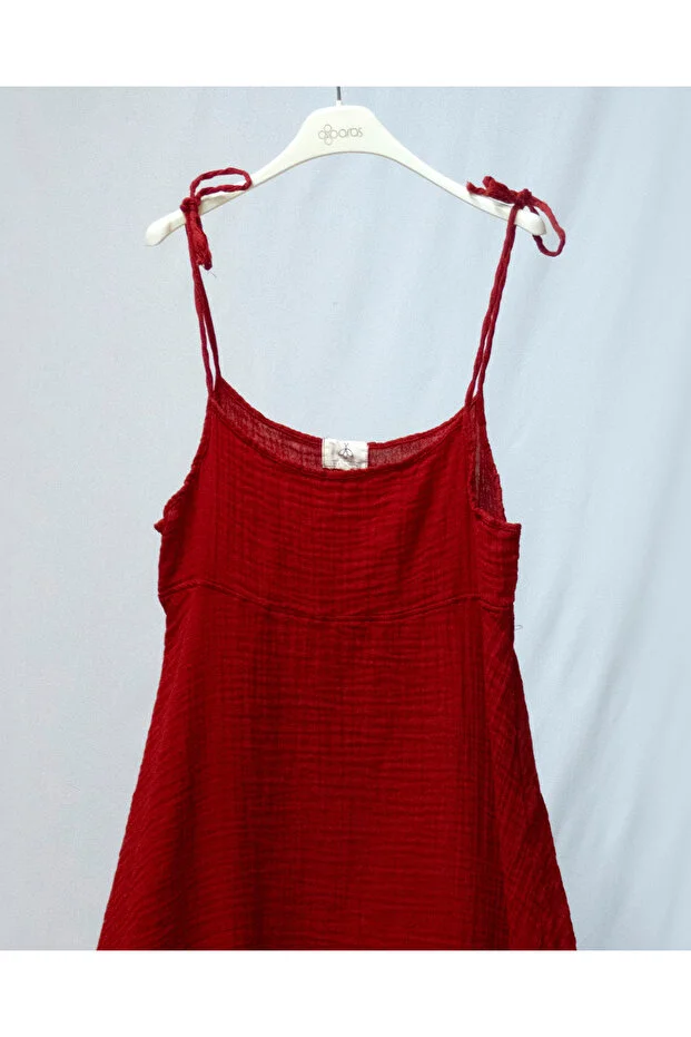 Perky Moth %100 Pamuk Müslin Nefes Alır Kadın Askılı Yazlık Gecelik Elbise Pijama – Rahat, Şık ve Çok Amaçlı